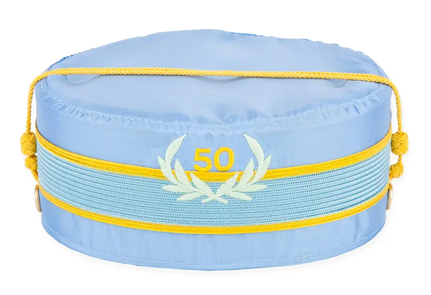 Scottish Rite 50 Year Blue Cap